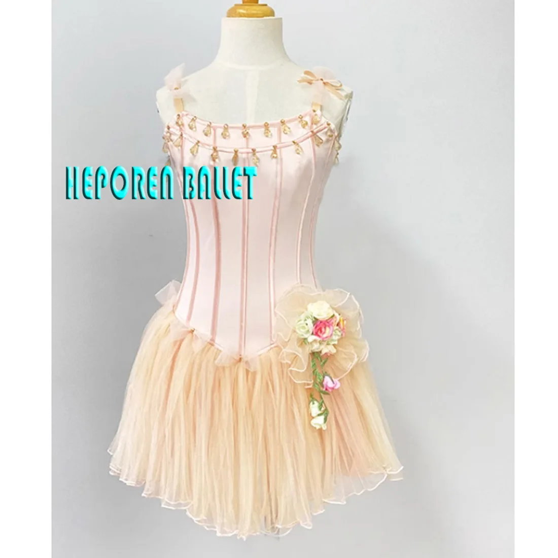 

High Quality Nutcracker Waltz of the Flowers Professional Ballet Dress Women With Diamonds Custom Made Balet Skirt