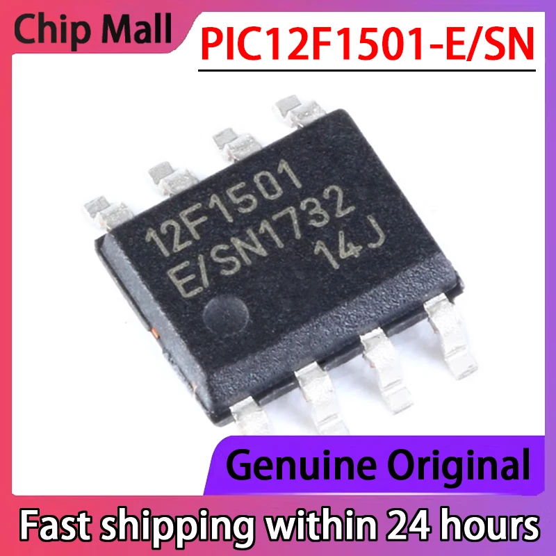 

5PCS Original PIC12F1501-E/SN 12F1501 SMT SOP-8 MCU 8-bit Microcontroller IC Chip