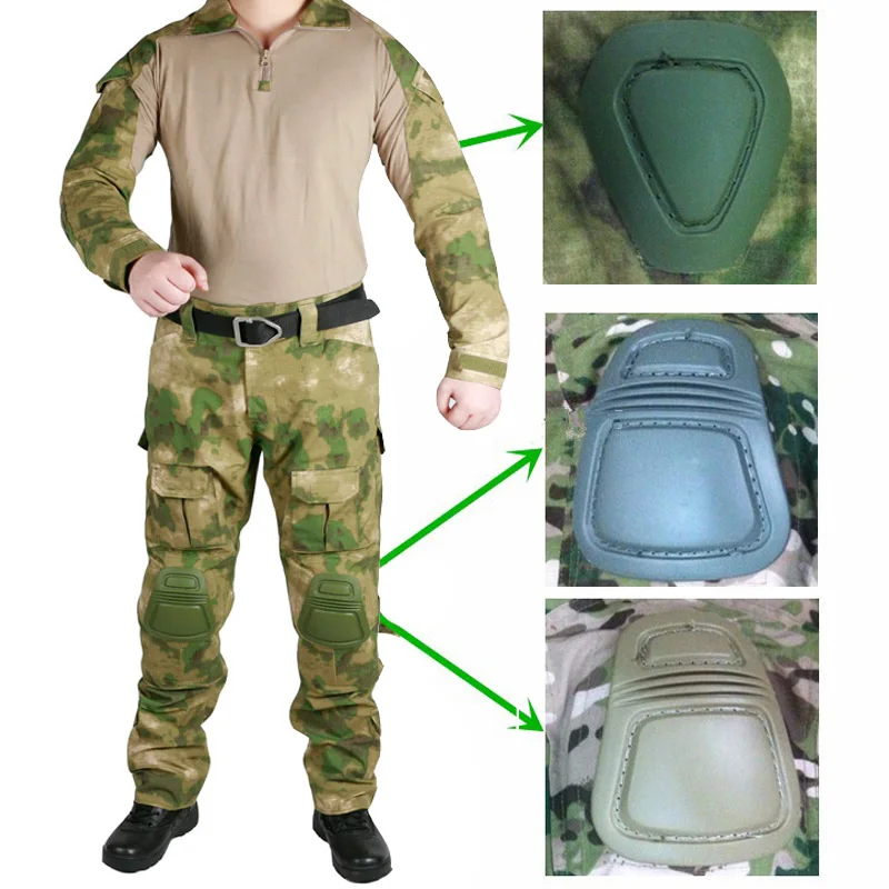 Multicam kamufláž vojenství taktická kalhot armáda wear-resistant tramping funět paintballové potírat funět s koleno vycpávky hon oblečení