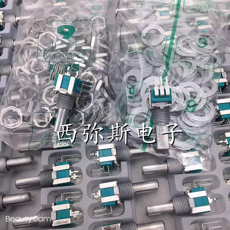 Single-loop Double-layer Potentiometer RK09 B10K 6Pin With a Midpoint DJM-800 RK09L1240A12 1pcs