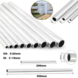 Durable 6063 Aluminum Pipe - Various Sizes, Precision - Cut Straight Round Tube for DIY and Machinery Applications