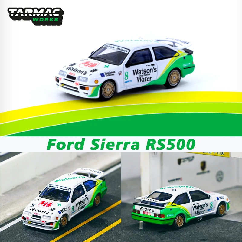 Tarmac Works Tw 1:64 Sierra Rs500 Cosworth Macao Guia Race Winner Lega Diorama Car Model Collection Miniature Carros Toys