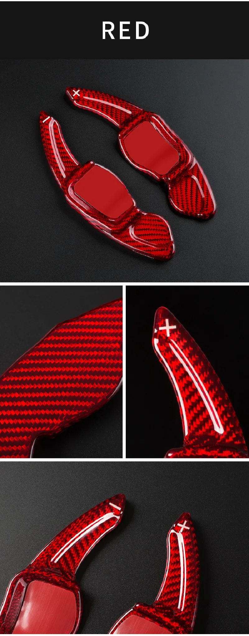 T-carbon Steering Wheel DSG Paddle Shift For Volkswagen VW Golf MK5 MK6 GTI R20 R32 R36 CC Scirocco Jetta Polo Carbon Fiber