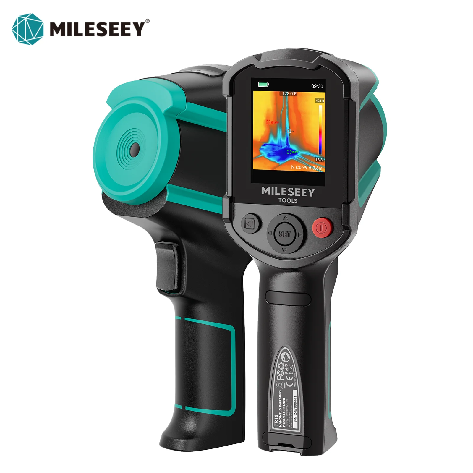 MILESEEY TR10 Thermal Camera 192x192 Infrared Thermal Imaging Camera Portable Thermal Imager Temperature for HVAC Leak Detect