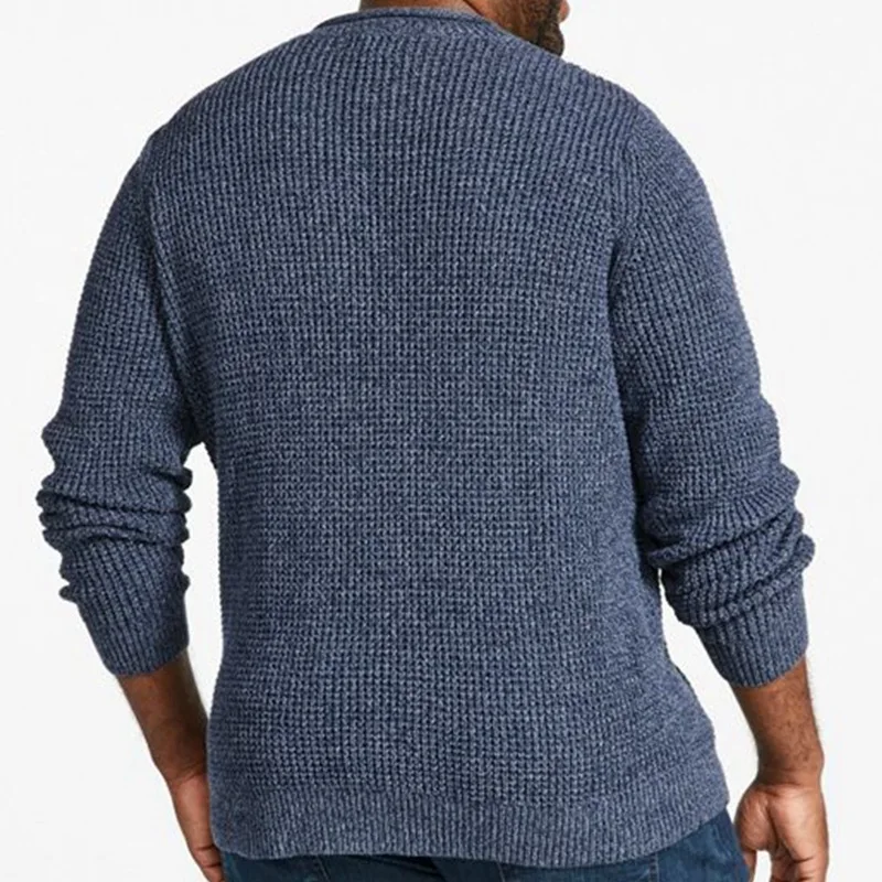 Men's Sweater 2023 New Fall And Winter Pullover Thickened Sweater Crewneck Long-Sleeved Sweater