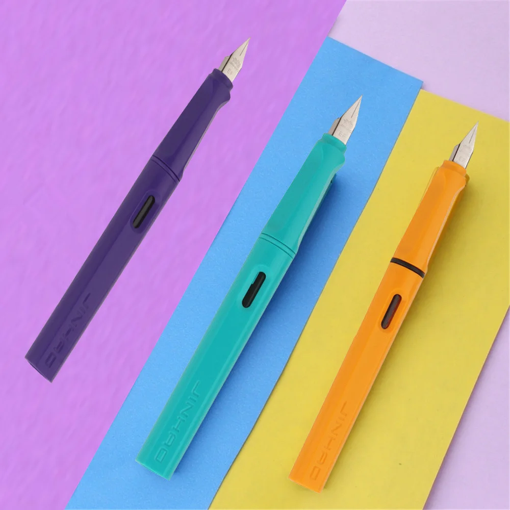 Fountain Pen Jinhao 777 Colour Student Office School Supplies Writing Ink Pen Stationery