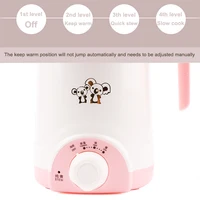 Tasse à ragoût électrique, bouilloire thermique, chaudière à eau chaude, théière chauffante en céramique, chauffe-lait de voyage, Pot de santé, soupe Congee, mijoteuse 6
