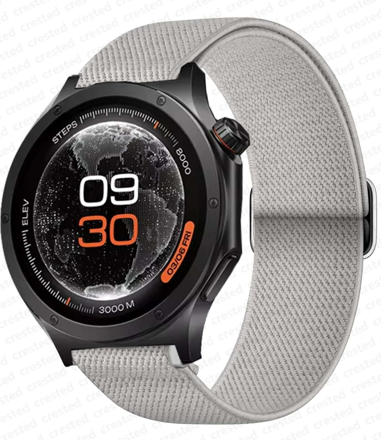 Adjustable Nylon Strap for Smartwatches - Elastic Bracelet Band Accessory