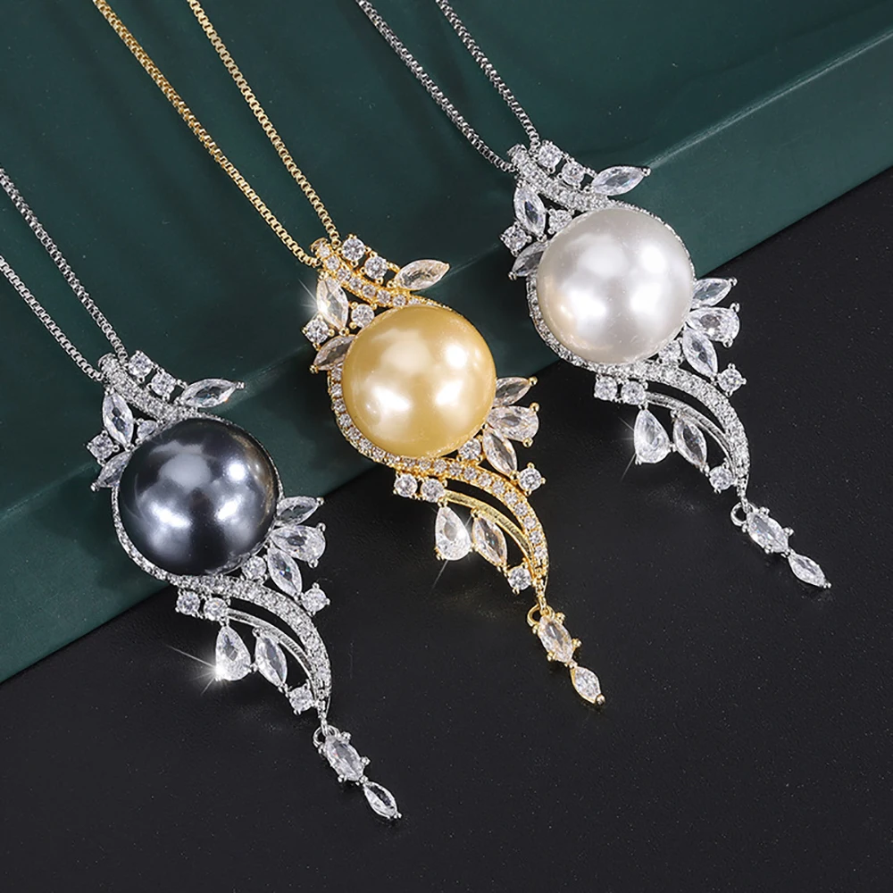 【Lavish'e】Melting Stone Pearl Vintage Necklace〜JIMIN着用 Lavish'e☆JIMINさん着用 Melting Stone Pearl Vintage Necklace