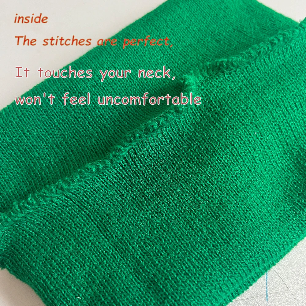 Kids Adult Neck Scarf Wool Knitted Winter Warm Solid Knitted Simple Baby Girls Neckerchief Women Snood Neckpiece Crochet Muffler