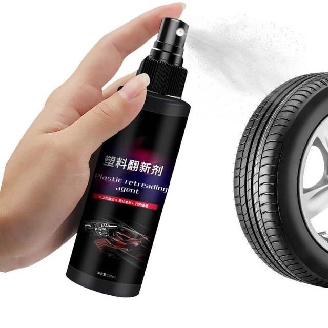 Wheel Polish Spray Auto Tire Refurbishing Agent Cleaner Coating Car Care  Supplies Restoration For Seat Armrest Dashboard - AliExpress