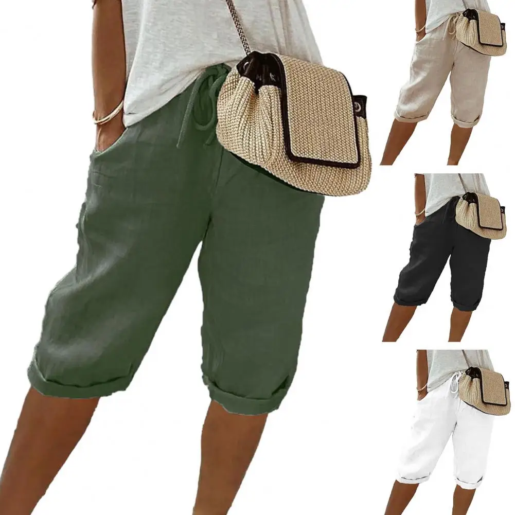 knielange hose damen