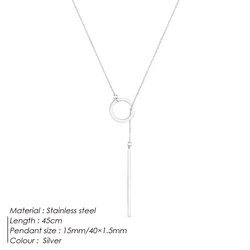 Elegant Pearl Clavicle Necklace with Leaf Accents - Minimalist Long Chain Fashion Jewelry (YX15473 Silver Color)