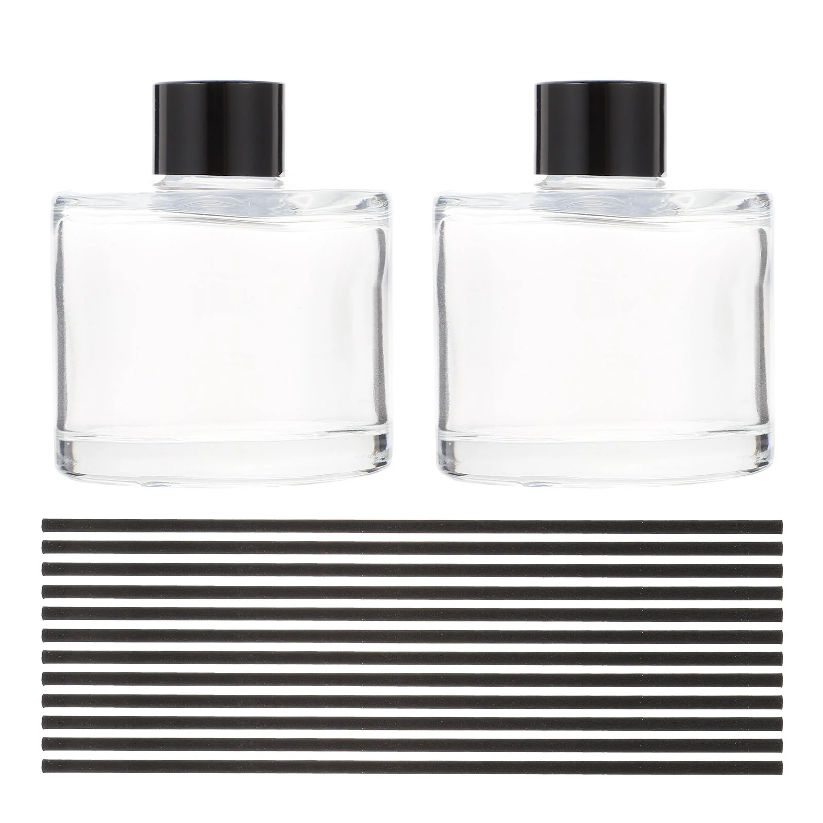 빈 아로마 테라피 병, 에센셜 오일 디퓨저 병, 향수 막대, 아로마 병, 리드 디퓨저 스틱, 50ml, 10 개 