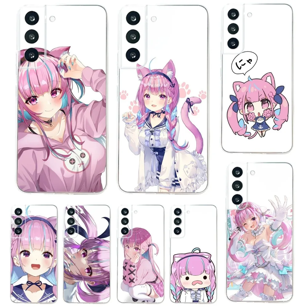 Custodia Per Telefono M-Minato Aqua Per Samsung Galaxy A71,70,52,51,40,31,A50,30S,21S, Note20Cover Ultra Trasparente