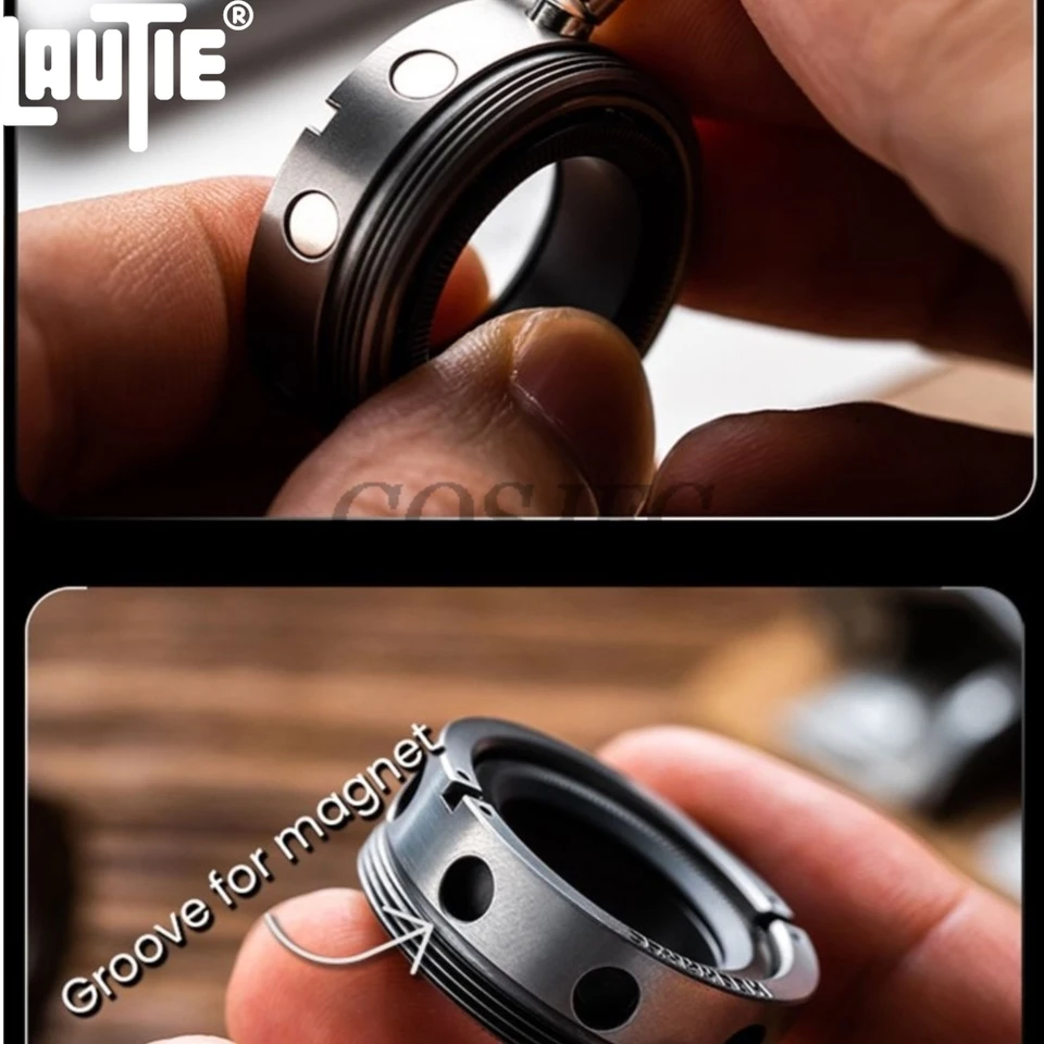 Lutie edcメカニックリングスピナー、スパイウォーズシリーズメタル