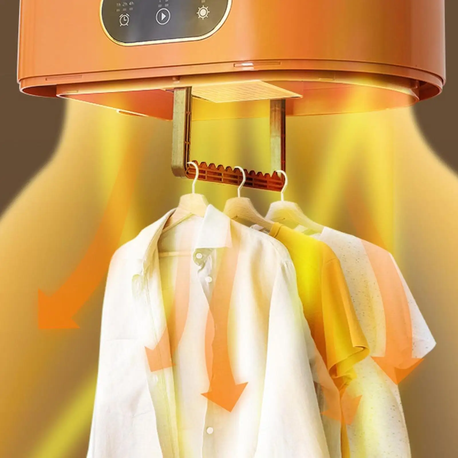 Electric Clothes Dryer with Dryer Bag Foldable 600W Small Electric Dryer Machine Household Travel Apartment RV Dorm Portable 3