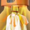 Electric Clothes Dryer with Dryer Bag Foldable 600W Small Electric Dryer Machine Household Travel Apartment RV Dorm Portable 3