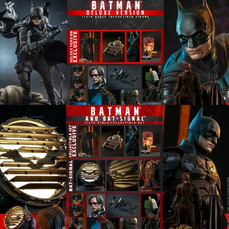In Magazzino Hottoys Mms638 Mms639 Mms640 Mms641 Nuovo Batman Robert Pattinson 1/6 Anime Action Figure Model Collection Hobby Toy Gift