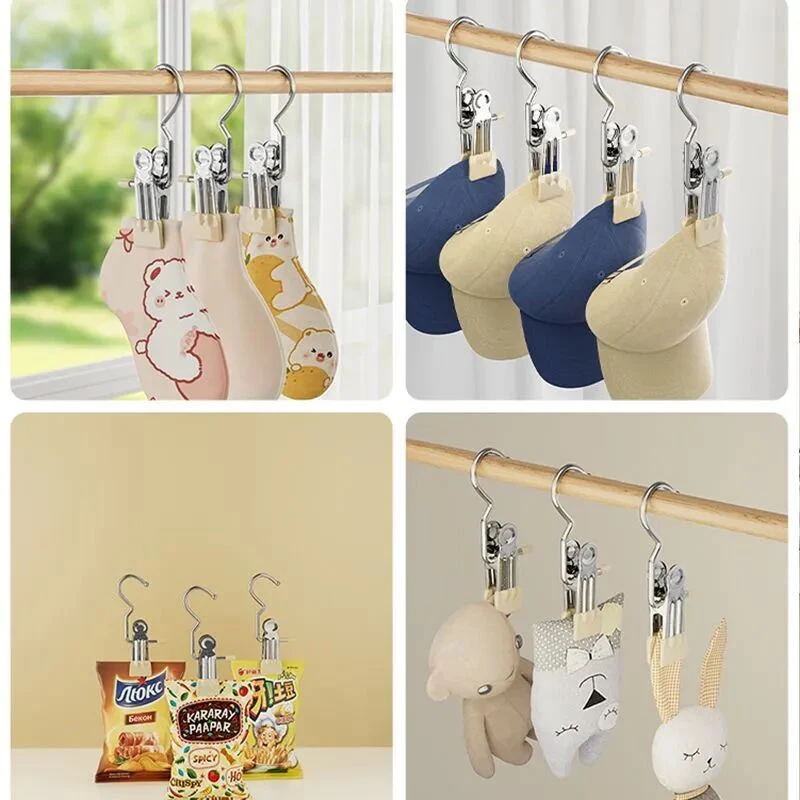 

10 шт., зажимы для одежды, из нержавеющей стали