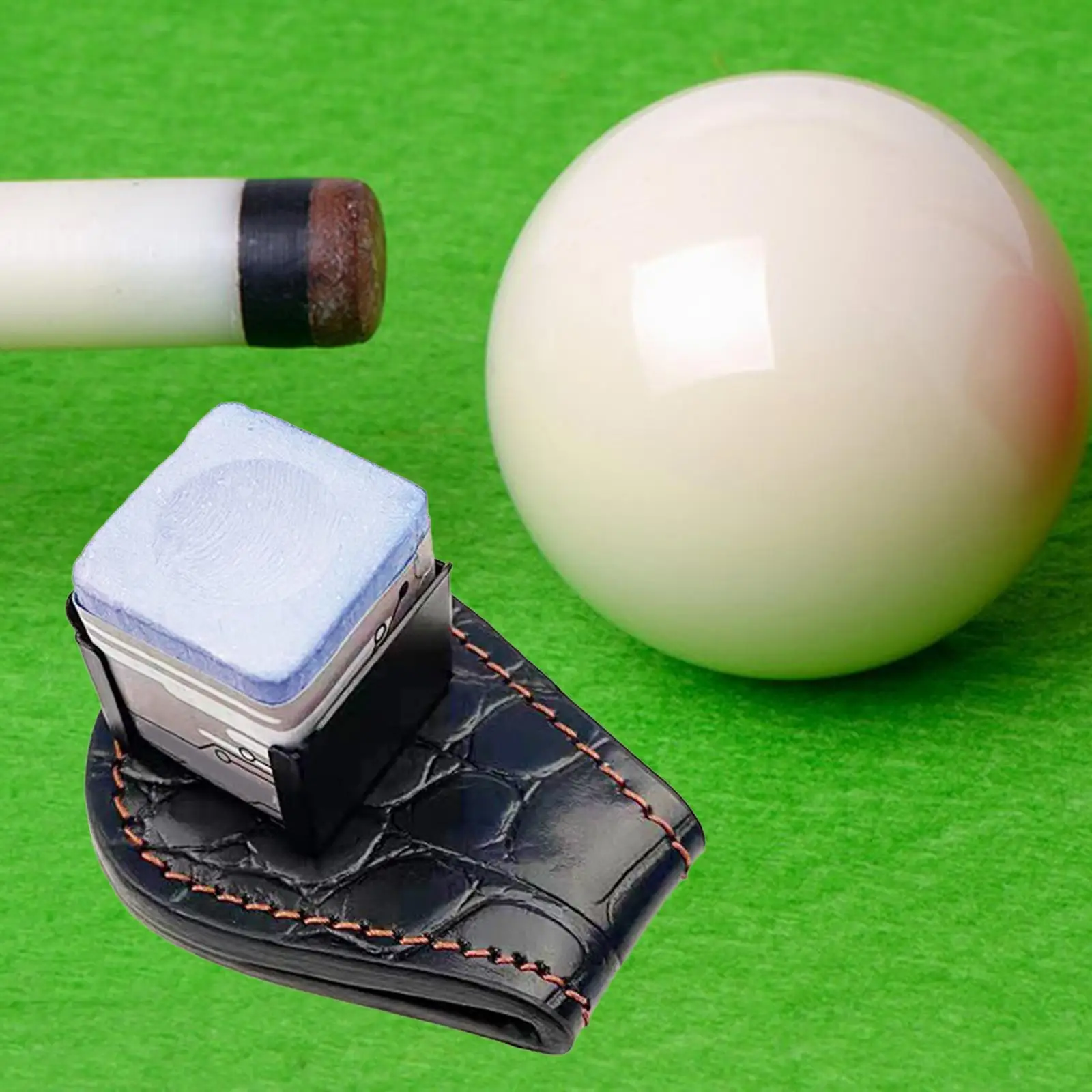 

Billiard Chalk Holder Belt Clip Practical Chalk Case Box Billiards Accessories Compact Pool Cue Chalk Holder Durable Chalk Box