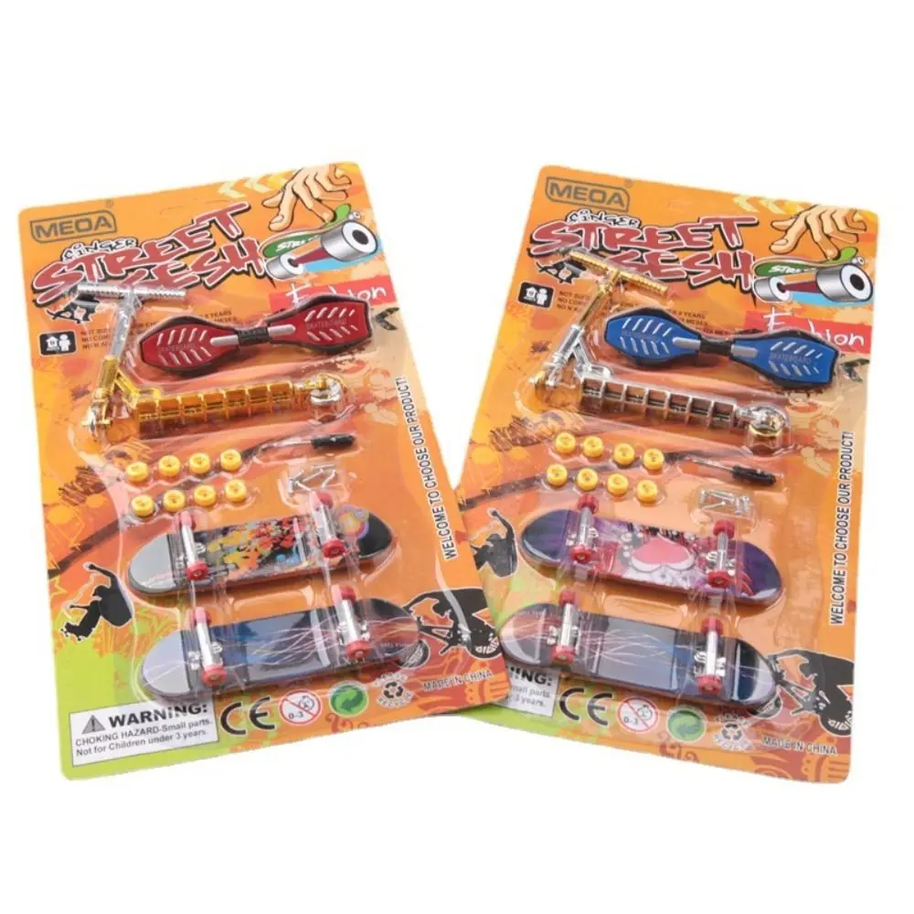 Creative Finger Skateboard Scrub Non-slip Professional Mini Skateboard Toy Tabletop Toys