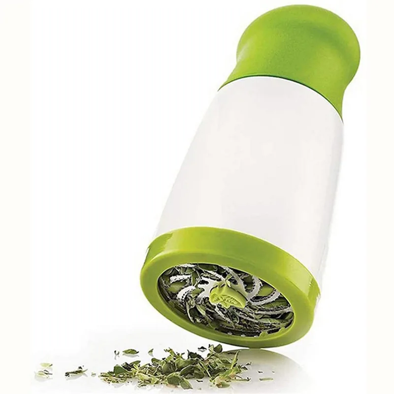 Manual Herb Grinder Spice Mill Parsley Shredder Chopper Vegetable Cutter Coriander Mincer Chili and Cilantro Kitchen Gaget