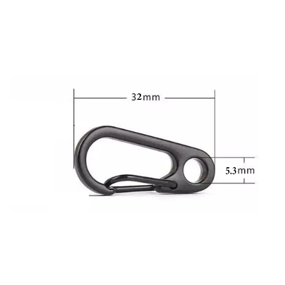 Lobster Clasp Buckle Keychain 5/10pcs Carabiners Outdoor Camping Buckles Alloy Spring Snap Hooks Keychains Tool Clips