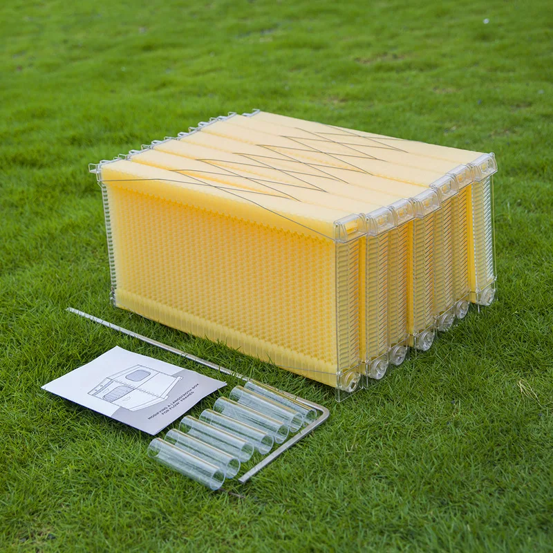 Self Flowing Honey Hive Frames Automatic Honey Extraction Boxes Honey Spleen Plastic  Honey Hive Frames Beehives