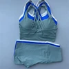 2 Piece Yoga Set Gym Sports Shorts Set Women Workout Outfit Fitness Suit Cross Straps Bra High Waist Shorts Running Tracksuit 1