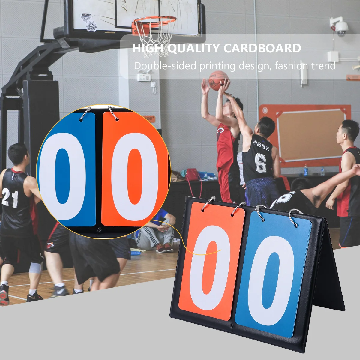 Drainage Basket Flip Card Basketball Score Board Flipper Scoreboard for Sport Football