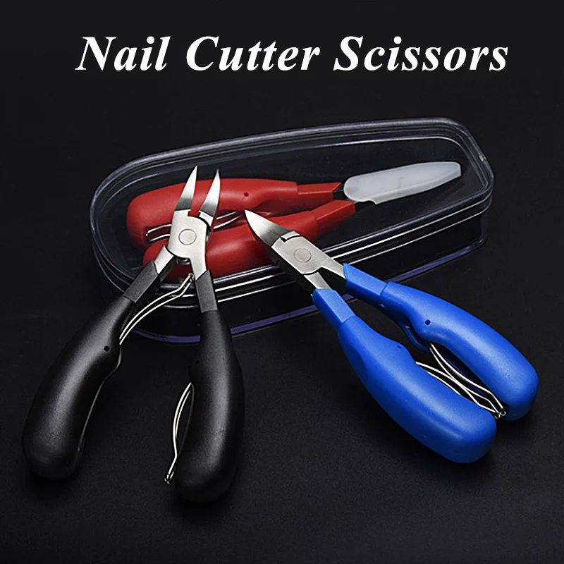 

Professional Nail Art Clipper Nipper Dead Skin Shear Polishing Sanding Manicure Care Tools Stainless Steel Nail Cutter Scissors