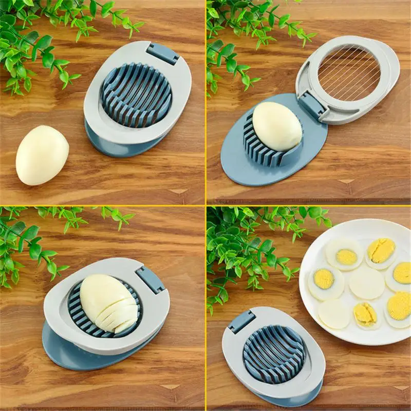 Egg Slicer Stainless Steel Multifunctional Durable 3-in-1 Boiled Egg Chopper/Divider  And Dicer With Cutting Wire Egg Tools - AliExpress