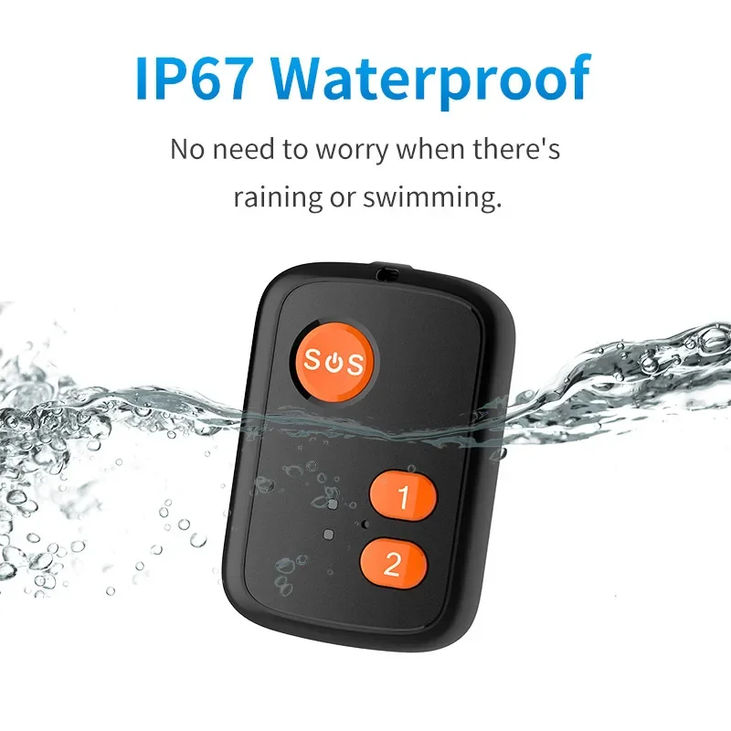 GPS + Beidou Tracker RF-V51 WIFI Compatible with 4G LTE/3G WCDMA/2G GSM SOS Alarm Two-way Voice Tracking Artifact Waterproof