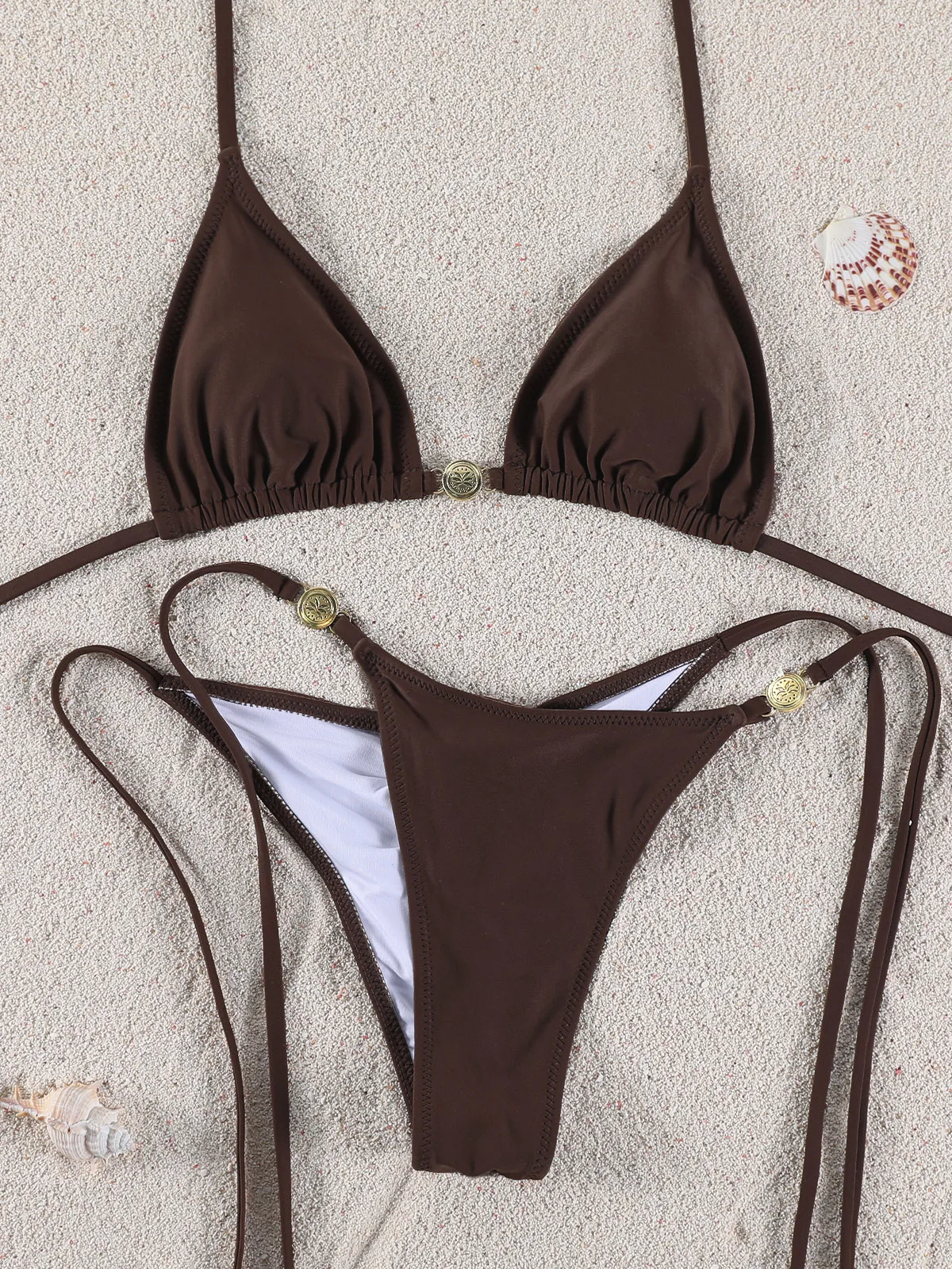 ZRTAK Badeanzug Frauen Sexy Bikinis Micro Tangas Badeanzug Ringe Biquini Bandage Beachwear Print Bademode Zwei Stück Bikini Sets – Detail 18
