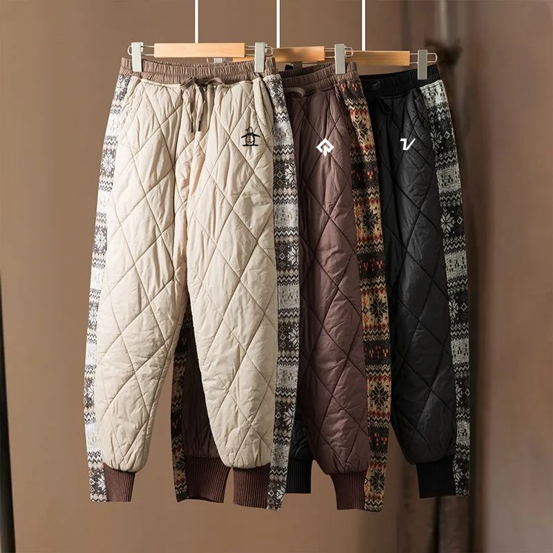 명품 Winter Golf Wear Women New Korean Golf Pants Thickening Keep Warm Casual Pants Outdoors Sports Women Clothes