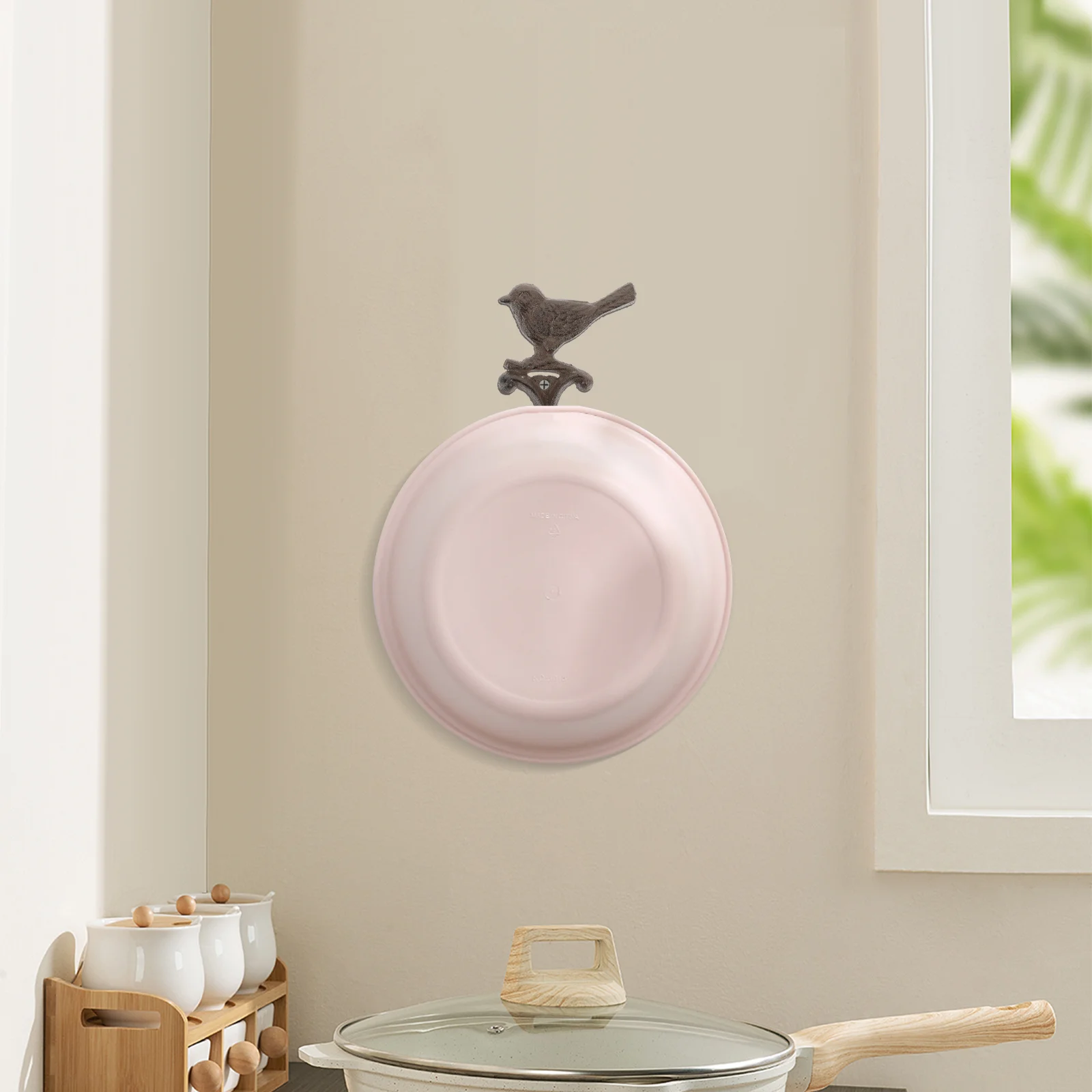 

Hanging Wall Mounted Clothes Rack Cast Iron Bird Hook Bathroom Hooks Heavy Duty