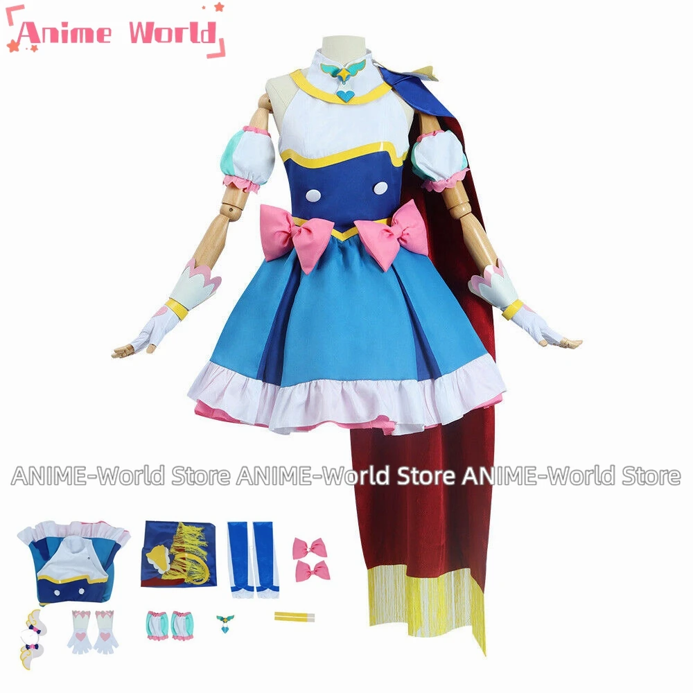 

《Custom size》Anime Halloween Hirogaru Sky Precure Cure SKY Sora Harewataru Dress Cosplay Costume