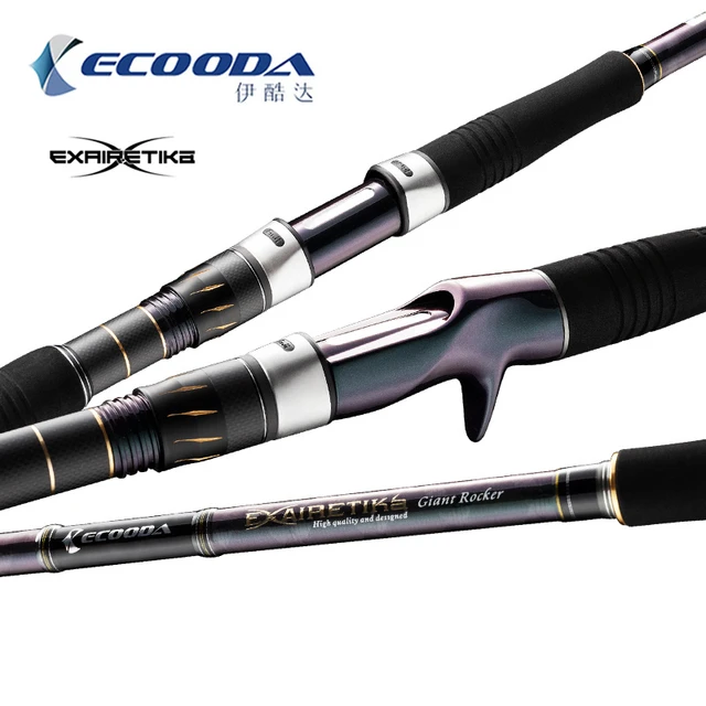 Ecooda Black Expert Ii Slow Jigging Rod 1.83-1.9m Full Fuji Parts Light  Boat Spinning Casting Fishing Rod 12-18kg Drag Power Rod - Fishing Rods -  AliExpress