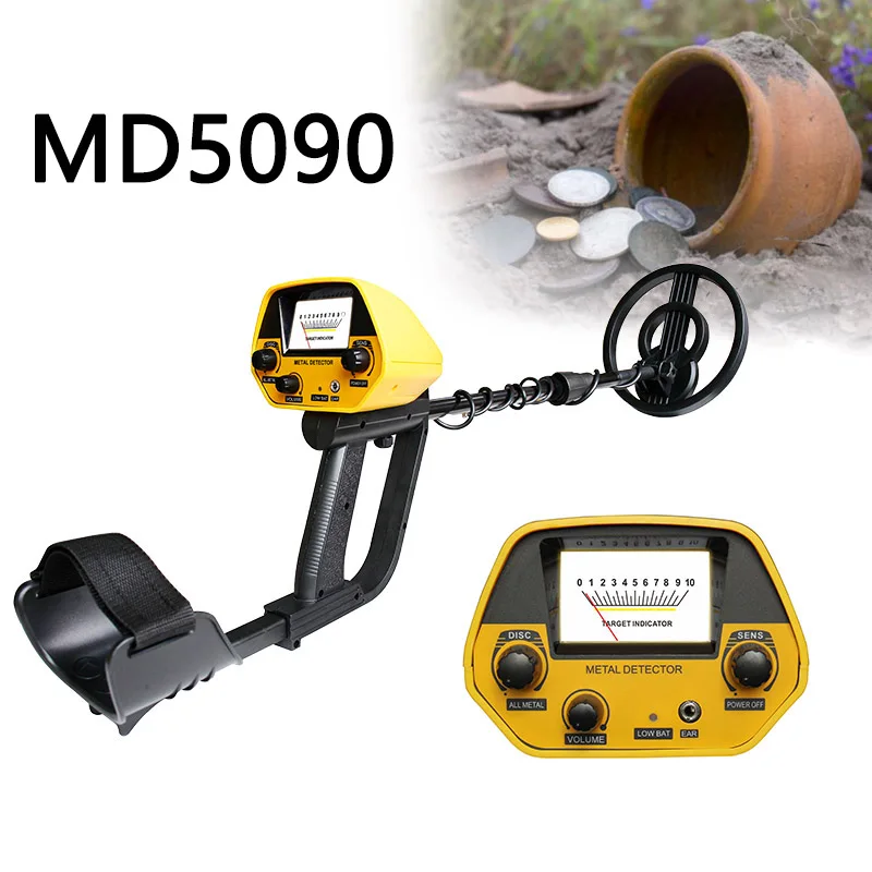 Подземный металлоискатель MD5090, электронный измерительный прибор для поиска похороненных предметов