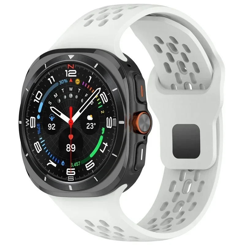 Breathable Silicone Sports Watchband Bracelet