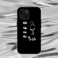Goodnight Punpun Black Back Phone Case - iPhone 7 or 8 SE (A1)