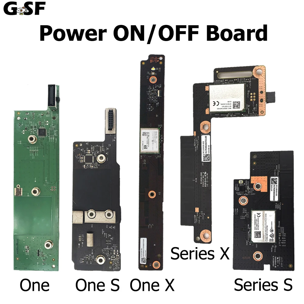 Gsf Original Power On/Off Button Switch Scheda Rf Per Xbox Uno Per Xbox One Slim Per Xbox One X Per Xbox Series X/S Switch Board