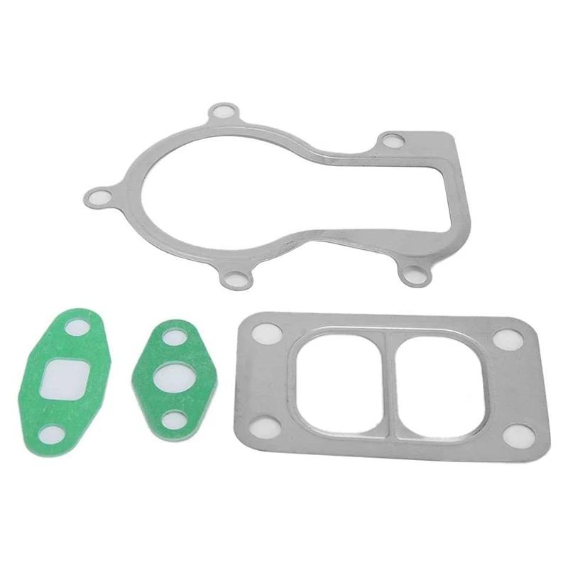 

Turbo Flange Adapter, Stainless Steel Turbo Gasket Kit Fits for Holset HX35 HX35W Oil Inlet