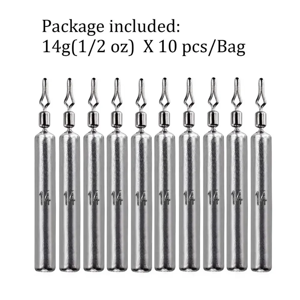 جديد 10 قطعة الصيد ثقالة 3.5 جرام 5 جرام 7 جرام 10...