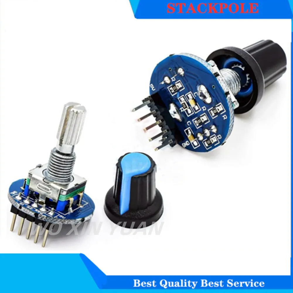 Rotary Encoder Module for Arduino Brick Sensor Development Round Audio ...
