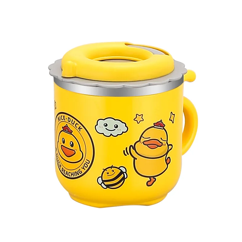 270ML Kids Water Sippy Cup Creative Cartoon Baby Feeding Cup with Straws Leakproof Water Bottle Portable Children's Cups water bottle drinking cup water cup feeding cup