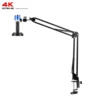 YIZHAN 4K Digital Microscope For Electronic Soldering Coin Microscope 48MP 60FPS Camera HDMI USB 150x Lens Bracket Windows Mac 6