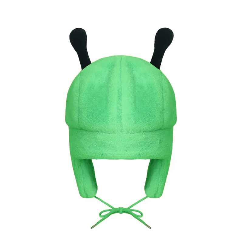 Winter Hat Kids 3D Eyes Green Invader ZIM GIR Dog