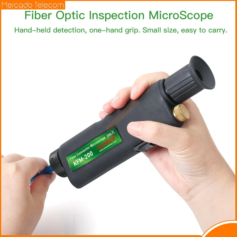 

Handheld Komshine KFM-200 Multiples Fiber Inspection Microscope with 1.25/2.5mm Adapter